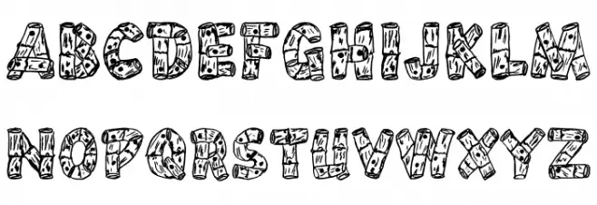 PLANTS DRAW Шрифта ВЕРХНИЙ