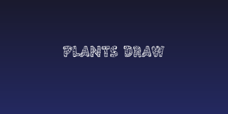 PLANTS DRAW Social Header