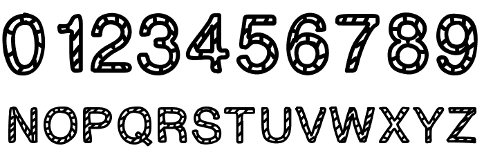 PLAQUEZIP Font OTHER CHARS