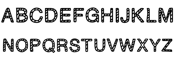 PLAQUEZIP Font LOWERCASE