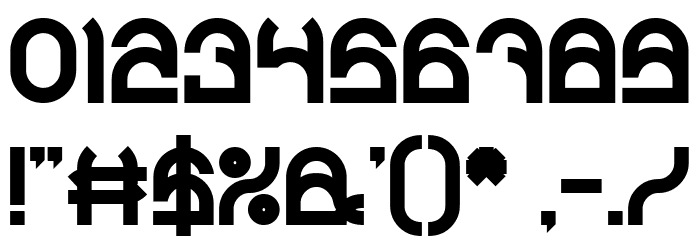 PLASTIC Bold Font OTHER CHARS