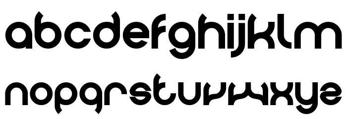 PLASTIC Bold Font LOWERCASE