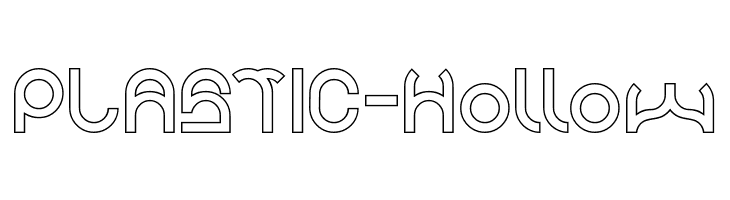PLASTIC-Hollow  Descarca Fonturi Gratis