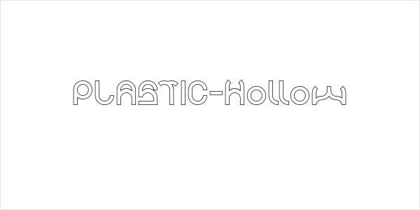 PLASTIC-Hollow Logo