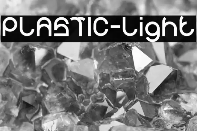 PLASTIC-Light Font examples