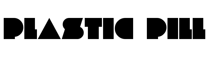 PLASTIC PILL Font