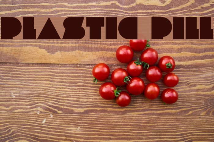 PLASTIC PILL Font examples