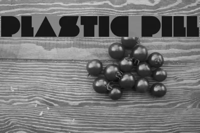 PLASTIC PILL フォント examples