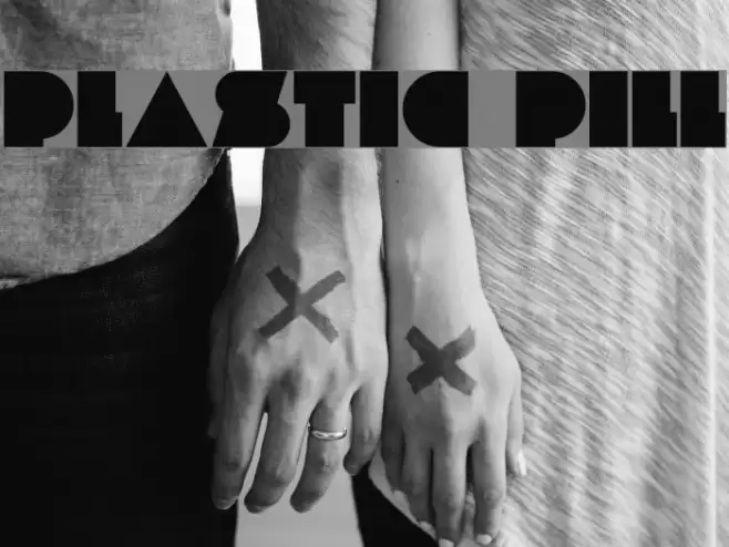 PLASTIC PILL フォント examples