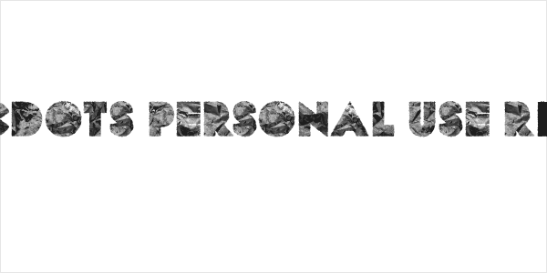 PLASTICDOTS PERSONAL USE Regular Logo