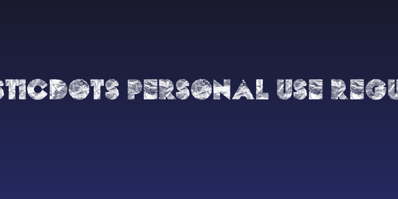 PLASTICDOTS PERSONAL USE Regular Social Header