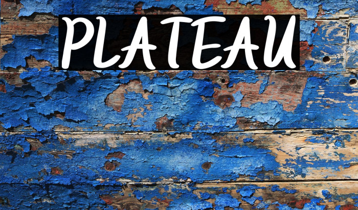 PLATEAU Шрифта examples