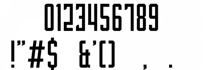 PLATINA Font OTHER CHARS