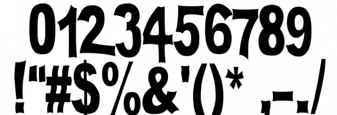 PLATSCH フォント その他の文字