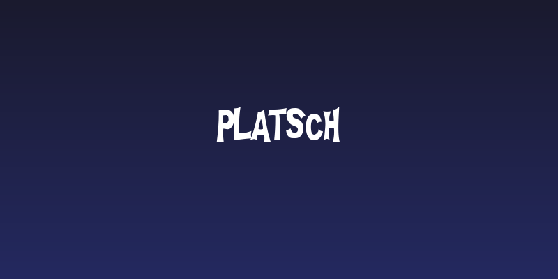 PLATSCH Social Header