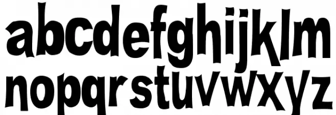 PLATSCH フォント 小文字