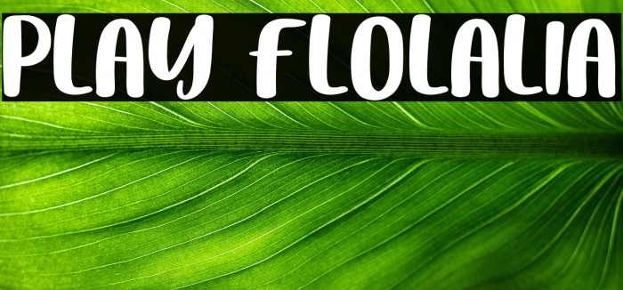 PLAY FLOLALIA Example 1