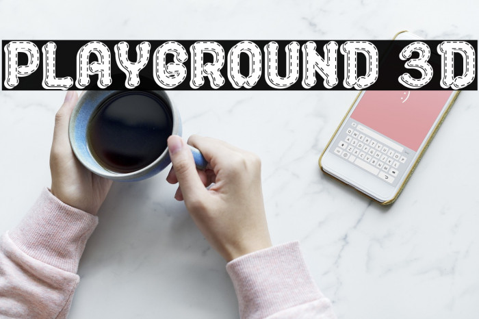 PLAYGROUND 3D Fonte examples
