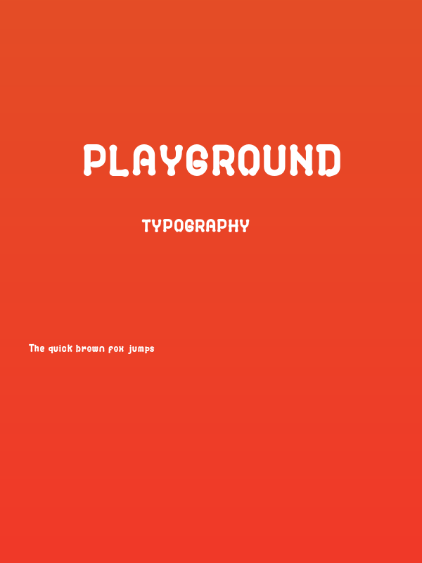 PLAYGROUND Poster