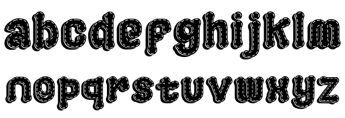 PLAYGROUND3D Font LOWERCASE