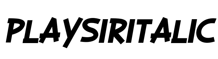 PLAYSIR Italic  Fuentes Gratis Descargar