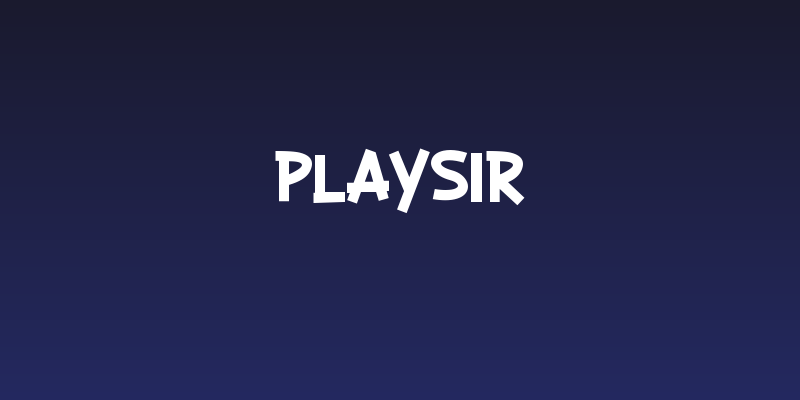 PLAYSIR Social Header