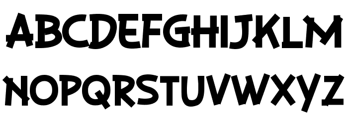 PLAYSIR Schriftart Kleinbuchstaben