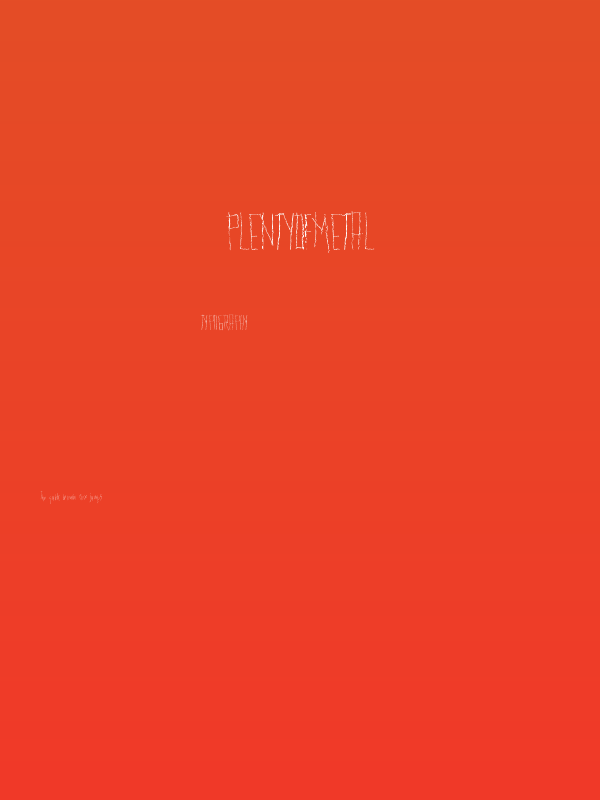 PLENTYofMETAL Poster