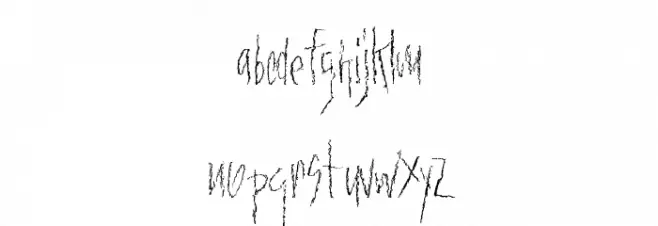 PLENTYofMETAL Font LOWERCASE