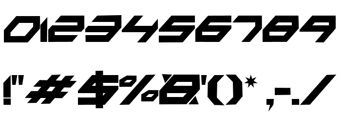 PLUTON Font OTHER CHARS
