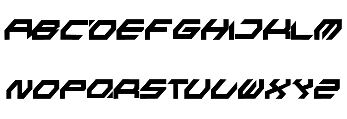 PLUTON Font LOWERCASE