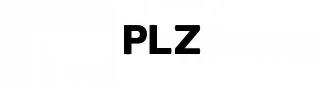 PLZ  Frei Schriftart Herunterladen