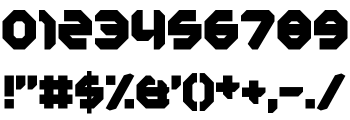 Plack the Hanet Font OTHER CHARS