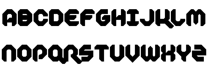 Plack the Hanet Font LOWERCASE