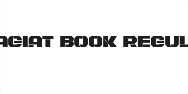 Plagiat Book Regular Logo