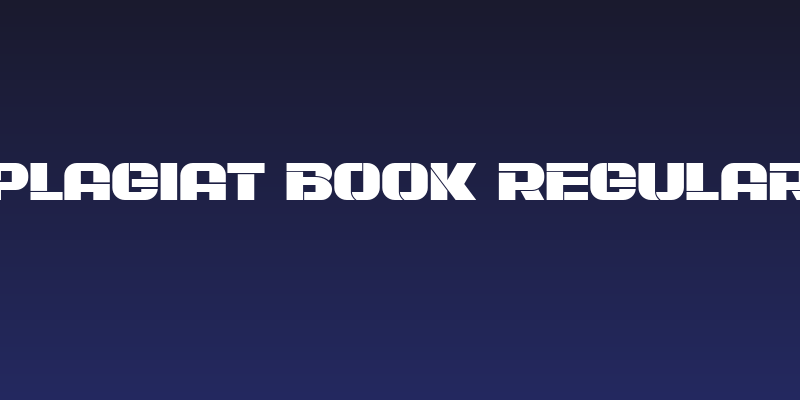 Plagiat Book Regular Social Header