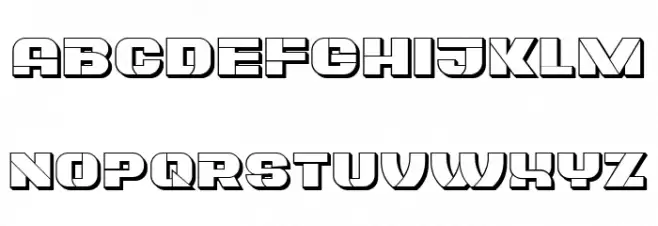 Plagiat Hollow Regular Polices MAJUSCULES
