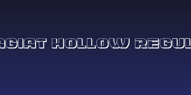 Plagiat Hollow Regular Social Header