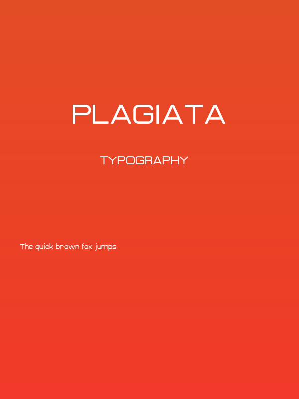 Plagiata Poster