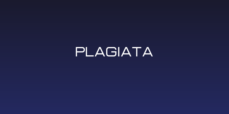 Plagiata Social Header