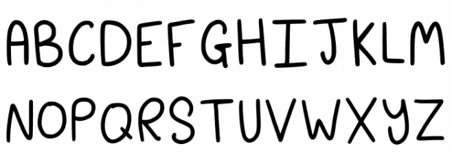 Plain And Simple Regular Font UPPERCASE