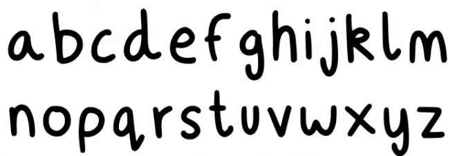 Plain And Simple Regular Font LOWERCASE