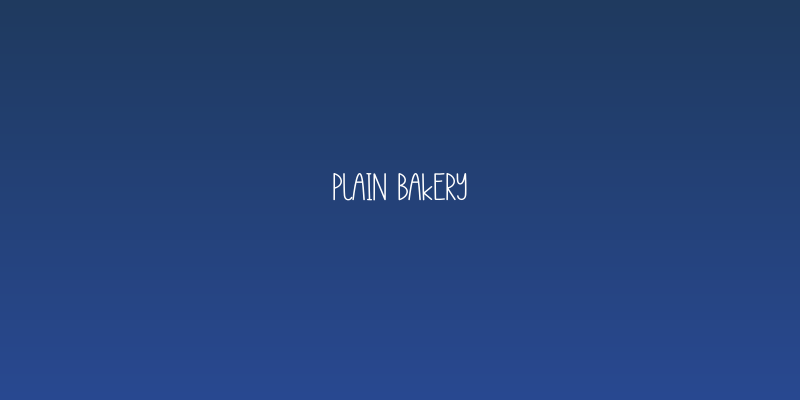 Plain Bakery Social Header