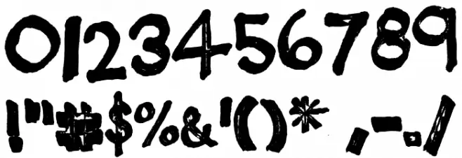 Plain Jane Extra Bold Font OTHER CHARS