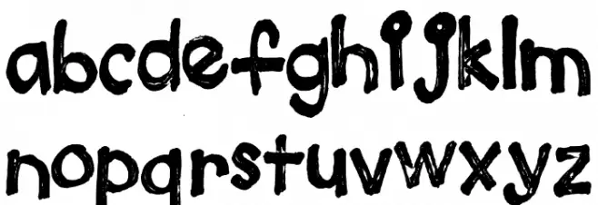 Plain Jane Extra Bold Schriftart Kleinbuchstaben