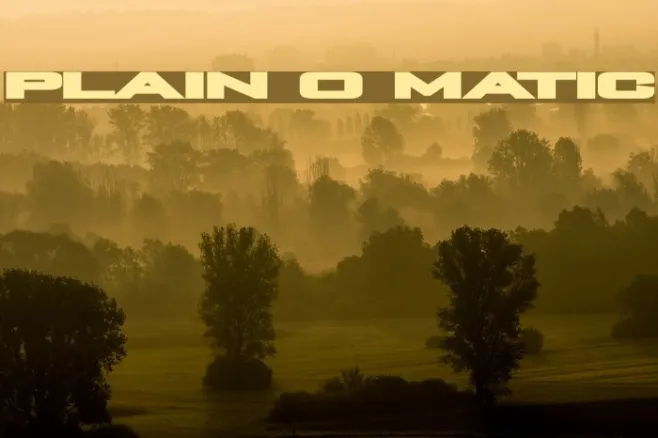 Plain O Matic Example 3