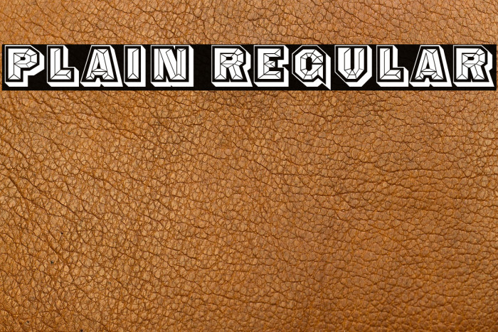 Plain Regular Example 1