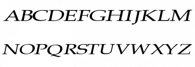 Plain Squashed Font UPPERCASE