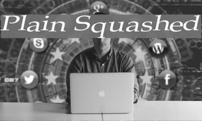 Plain Squashed Font examples
