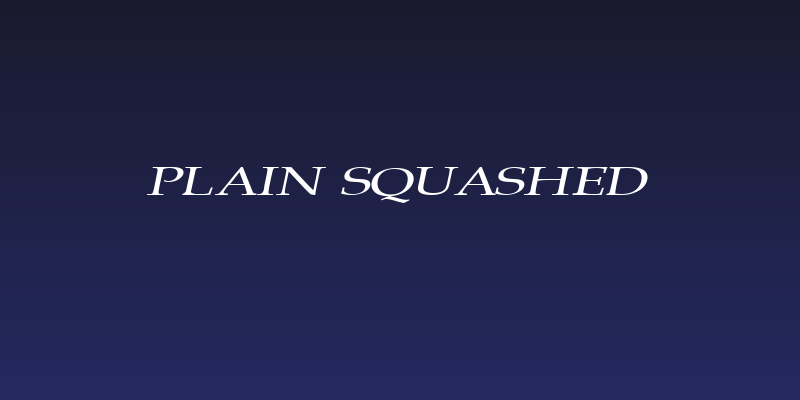 Plain Squashed Social Header